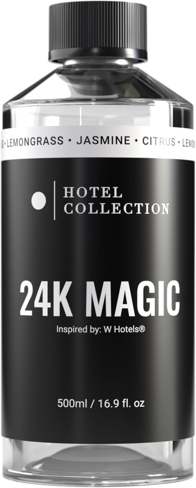 Hotel Collection Diffuser Oil - 24K Magic - Aromatherapy Essential Fragrance Oil - Citrus, Lemongrass, and Jasmine - 500mL 16.9 Fl oz