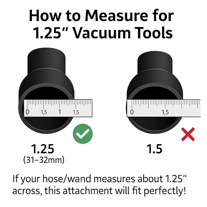 9190400 Dog Cat Pet Hair Tool Compatible with Shop Vac 1.1/4-Inch Vacuum Cleaners (Pet Grooming Tool)