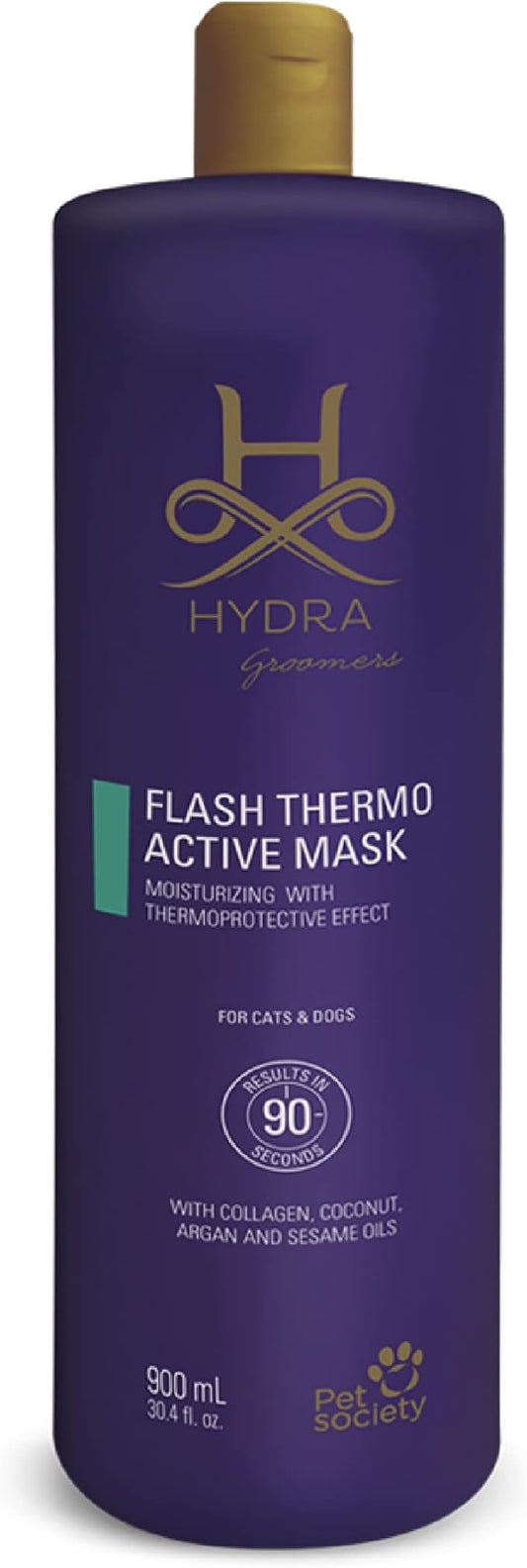 Hydra Professional Flash Thermo Active Deep Conditioner for Dogs and Cats, Suitable for All Breeds and Hair Types, Moisturizing Pet Coat Conditioner