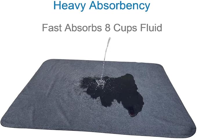 Peepeego 2PCS Dog Training Pads 72" x 72", Reusable, Waterproof , Non Slip - Premium Whelping Pad Washable for Puppy Playpen, Crate