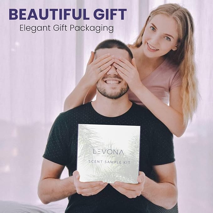 Levona Scent Essential Oils Set - Home Luxury Scents for Diffusers & Humidifiers, Ideal for Home Fragrance, Air Freshening, & Odor Elimination, Aromatherapy Gift Pack, Made in USA - 5 ml, Pack of 12