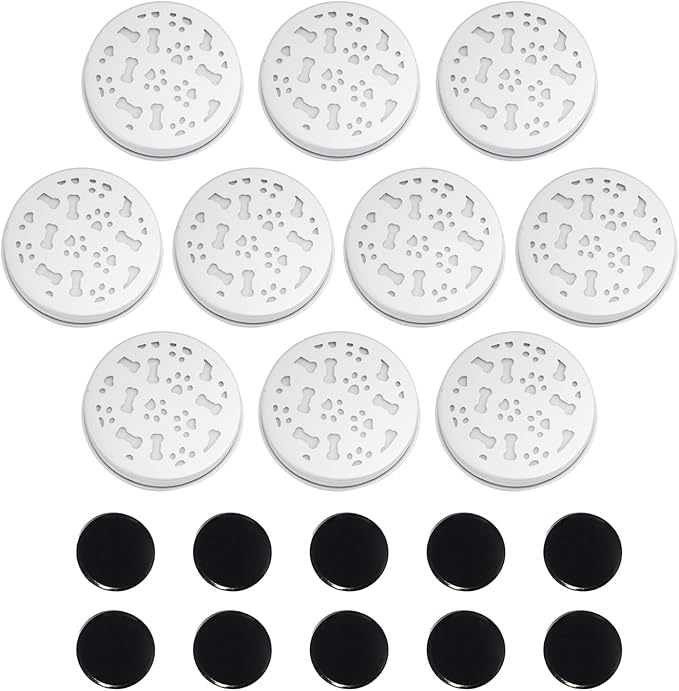 Ink Oil Scent Work Tins - Dog Scent Training Kit - Nosework Detection & Enrichment Scent for Home, Professional Pet Trainers - Reusable Tins with Magnets for Easy Hiding – Bite-Resistant –10 Pcs Set