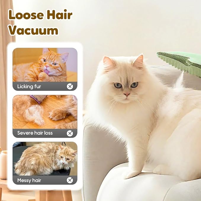 2025 New Pet Hair Removal Glove, Upgrade Electrostatic Pet Grooming Gloves for Cats and Dogs, Efficient Cat Gloves