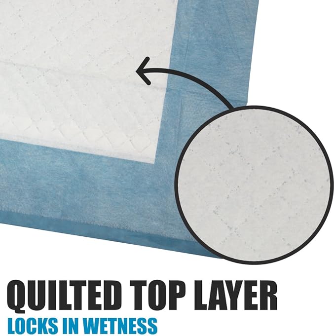 BV Puppy Pads XL 20 Count 28"x34" - Leak-Proof Pee Pads for Dogs with 6-Layer Design, Rapid Dry Sheet & Attractant - Dog Pad Extra Large with Odor Control - Perfect for Big Dogs & Indoor Use