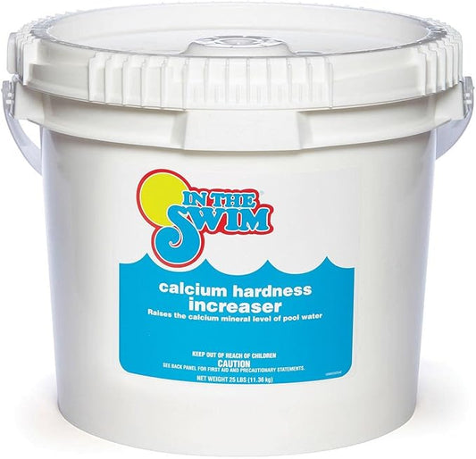 In The Swim Calcium Hardness Increaser for Swimming Pools - Fast-Acting, Scale Prevention - 94% Calcium Chloride - 25 Pounds