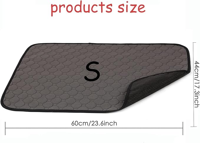 2 Pack Guinea Pig Cage Liners - Washable Guinea Pig Pee Pads, Waterproof Reusable & Anti Slip Guinea Pig Bedding Fast and Super Absorbent Pee Pad for Small Animals Rabbit Hamster Rat