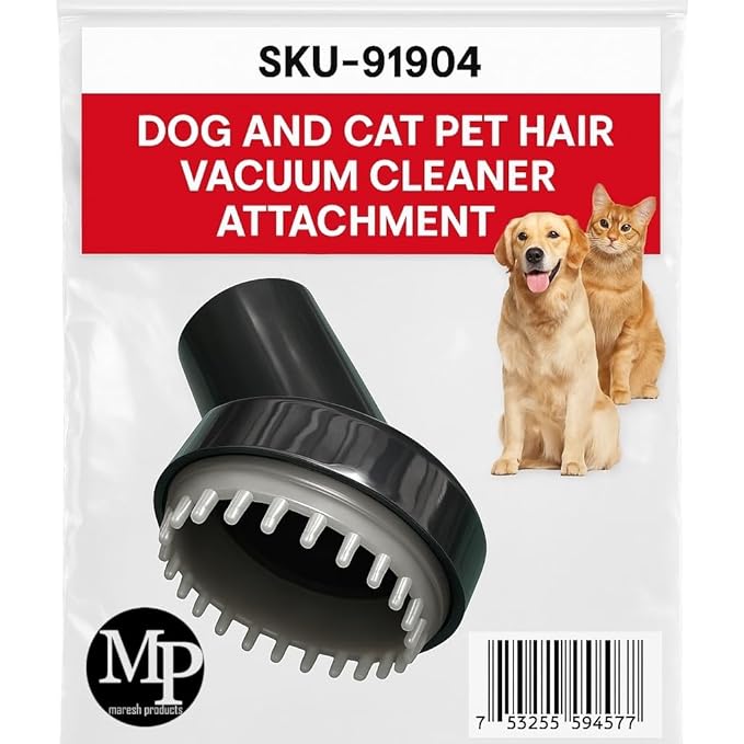 9190400 Dog Cat Pet Hair Tool Compatible with Shop Vac 1.1/4-Inch Vacuum Cleaners (Pet Grooming Tool)