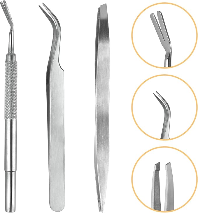 Dog Grooming Combs 10 Pack, Stainless Steel Tear Stain Remover Combs Set for Long and Short Haired Pet