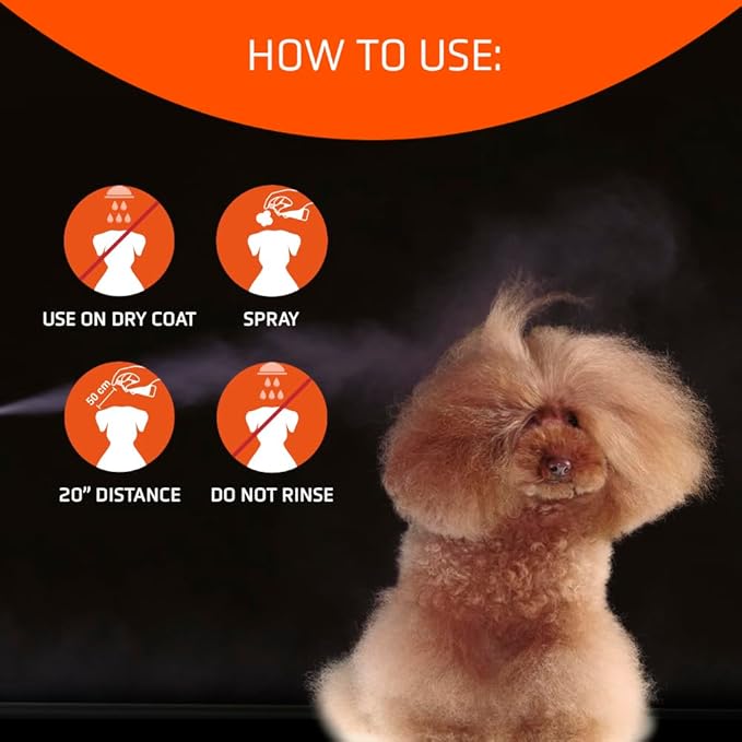 Artero Speed Dry Shampoo 5.9 Oz - Quick and Effective No-Rinse Pet Cleanser