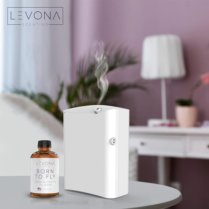 Levona Scent Essential Oil for Diffuser: Home Luxury Scents Fragrance Oil - Aroma Diffuser Oil Refill - Hotel Oil Diffuser Essential Oils for Humidifiers - 500 Ml/ 17oz Essential Oils - Born to Fly