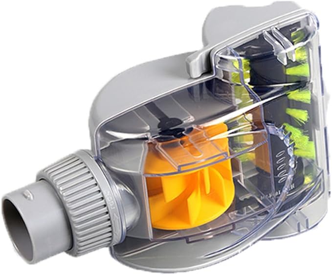 1-1/4-Inch 32mm Air Driven Pet Upholstery Turbo Brush Vacuums Nozzle Tool with Pet Attachment Swivel Head