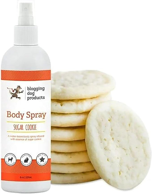Dog Deodorizing Spray – Long-Lasting Dog Cologne & Pet Odor Eliminator – Sugar Cookie Scented Dog Perfume for Smelly Dogs – Safe, Refreshing Dog Grooming Spray
