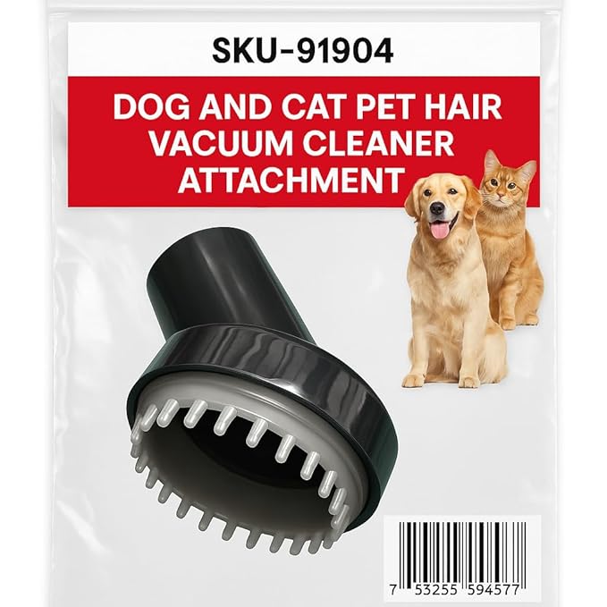 9190400 Dog Cat Pet Hair Tool Compatible with Shop Vac 1.1/4-Inch Vacuum Cleaners (Pet Grooming Tool)