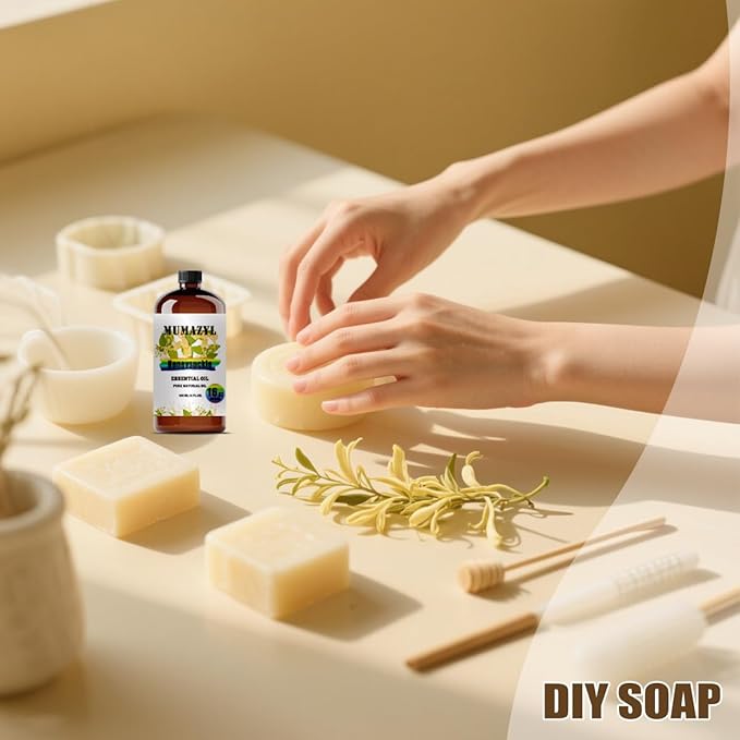 Honeysuckle Essential Oil, Honeysuckle Oil 16 Fl Oz 480ML for Diffuser Humidifier Yoga Cleaning DIY Candle Soap Making Essential Oils