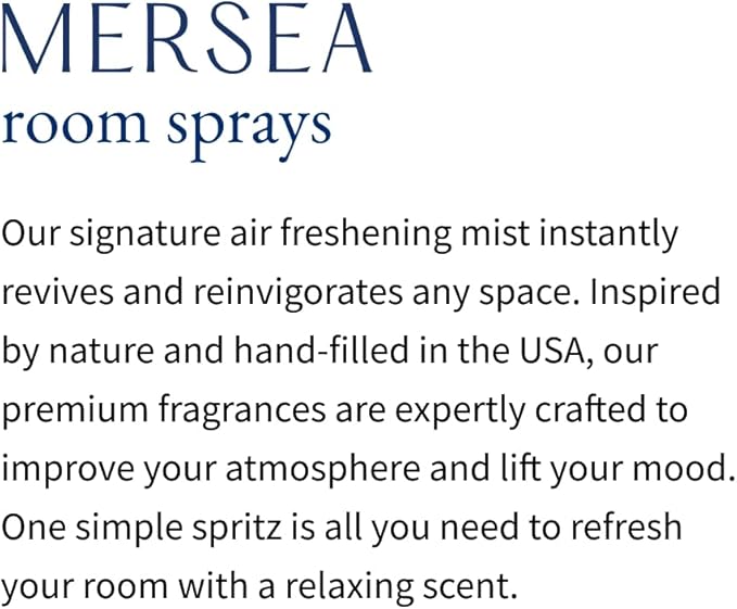 MERSEA Luxury Room Spray, Beach Bungalow, 4 oz