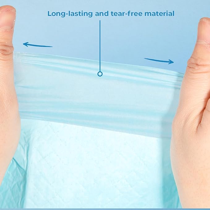 Best Pet Supplies Puppy Pads - Disposable, Dog Training Potty, Super Absorbent Baby Blue Puppy Pee Pads for Dogs (300 Count)