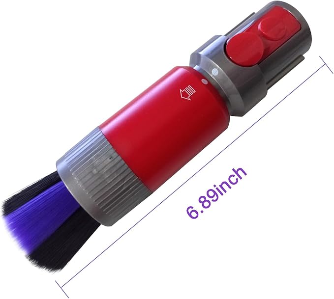 Self-Cleaning Replacement Dust Brush for Dyson V7 V8 V10 V11 V15 Vacuum Cleaner Traceless Ultra Soft Bristles Dust Brush for Keyboard Screens Furniture Dust Remover