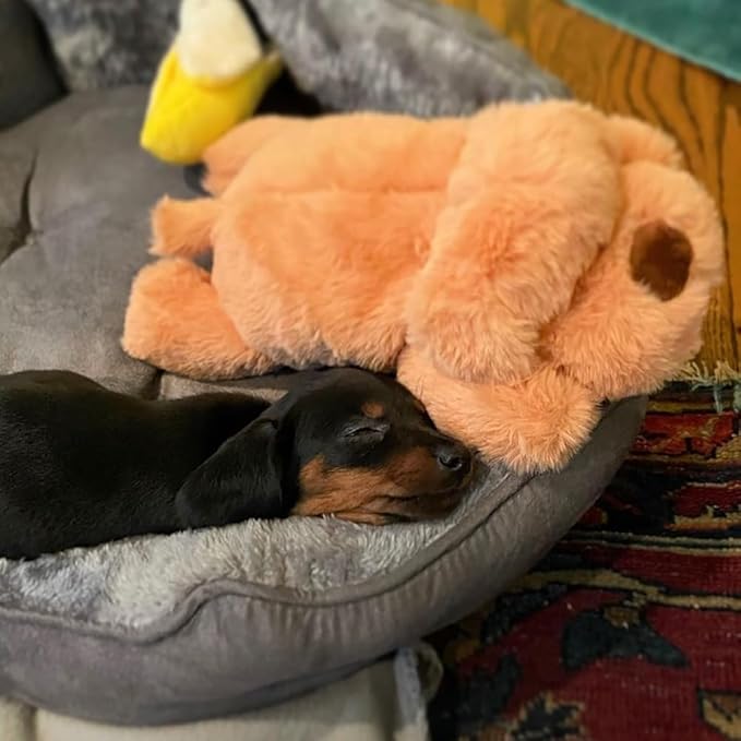 SmartPetLove Snuggle Puppy Original Dog Toy for Small Breeds - Heartbeat Puppy for Dogs - Pet Anxiety Relief and Calming Aid - Comfort Dog Toys for Behavioral Training. Heat Pack not Included