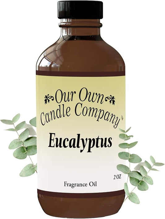 Our Own Candle Company - Eucalyptus Scented, Premium Grade Home Fragrance Oil for Diffusers (2oz)