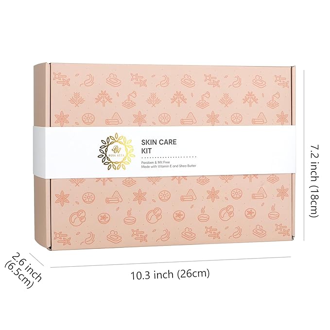 Orange 23 Pcs Facial Skin Care Set for Women & Men, Bath and Body Kit, Spa Gift Baskets, Birthday Gifts For Women, Cream, Serum, Face Oil, Sheet Mask, Clay Mask, Christmas, Valentines, Mother Day