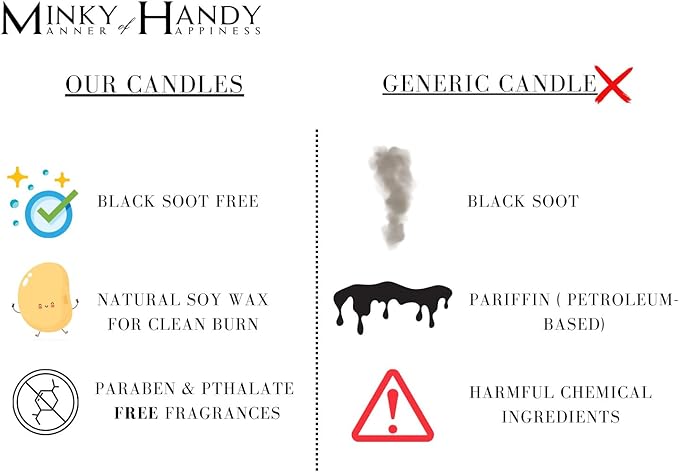 Highly Scented Soy Candles - Tobacco Oud Sandalwood Cedar - Large 2 Wick Black Jar Candle - Clean Burn - Gifts for Men and Women - 10oz
