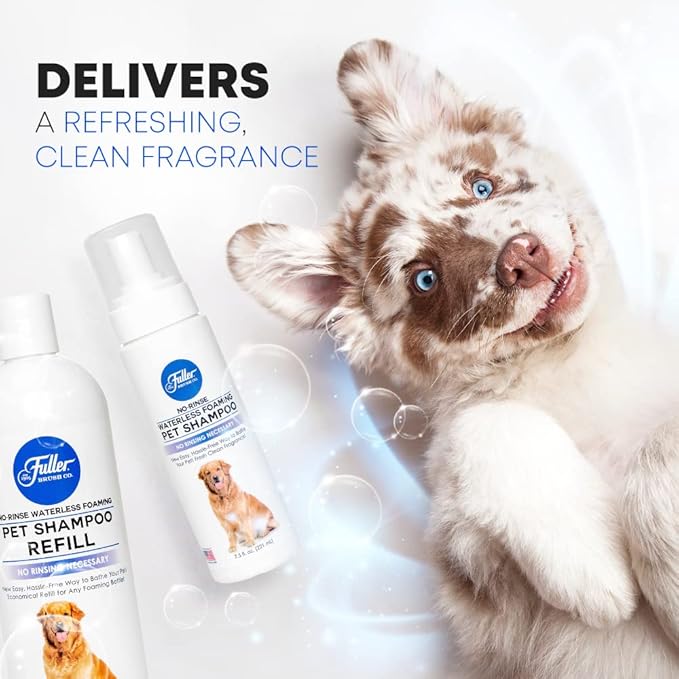 No-Rinse Waterless Foaming Pet Shampoo Refill