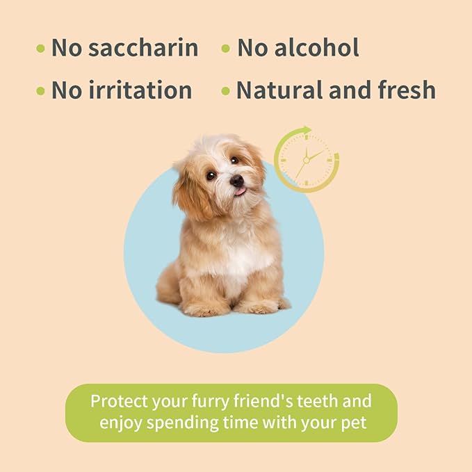 JUC Dog Breath Freshener for Dogs & Cats Teeth Cleaning Spray Dog Bad Breath Pet Oral Care Spray 4fl.oz