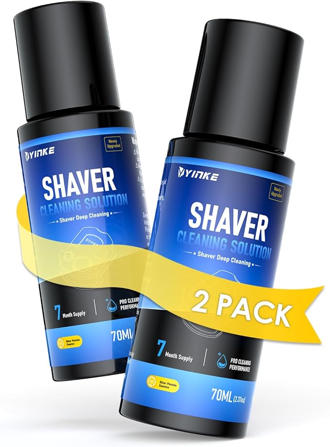 2 Pack Cleaner Fluid Refill for Braun Clean & Renew Refill Cartridge CCR, 2025 New Refill Replacement Shaver Cleaning & Care Refill Kit with Upgraded Formula for Gentle Deep Cleansing
