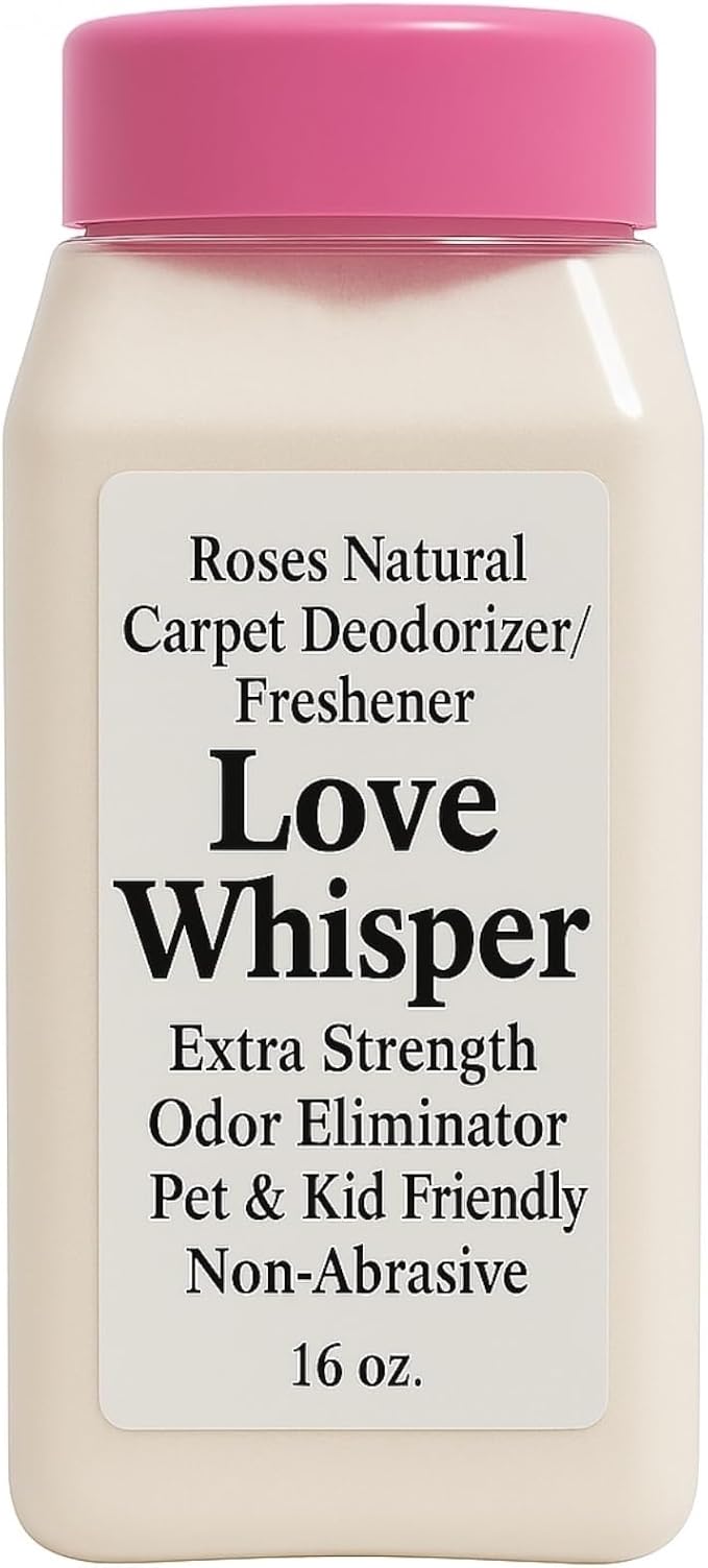 Carpet Deodorizer and Freshener, Extra Strength, Pet & Kid Safe, Vanilla Pumpkin Scent, 16 oz (Love Whisper)