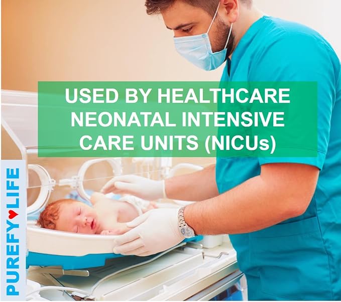 Purefypro Disinfectant Spray (16oz, 2pk) for Toys, High Chair, Playpen, Strollers - Kills 99.9999% E Coli, Norovirus, Flu Viruses, Viruses, MRSA, Bacteria, Fungi, No Rinse, No Residue