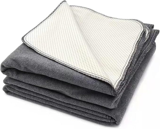 Peepeego 2PCS Non-Slip Pee Pads for Dogs 54" x 54", Washable Puppy Pads with Fast Absorbent, Reusable, Waterproof Rug for Training, Whelping, Housebreaking, Incontinence for Dog Playpen