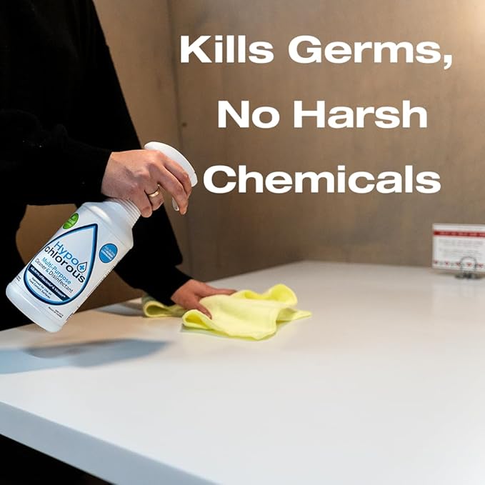 Hypochlorous Acid Spray For Home 1 Gallon - Cleaner & Disinfectant – Safe for Kids & Pets – Multi-Purpose Hypochlorous Acid Cleaner – Eco-Friendly HOCl Spray