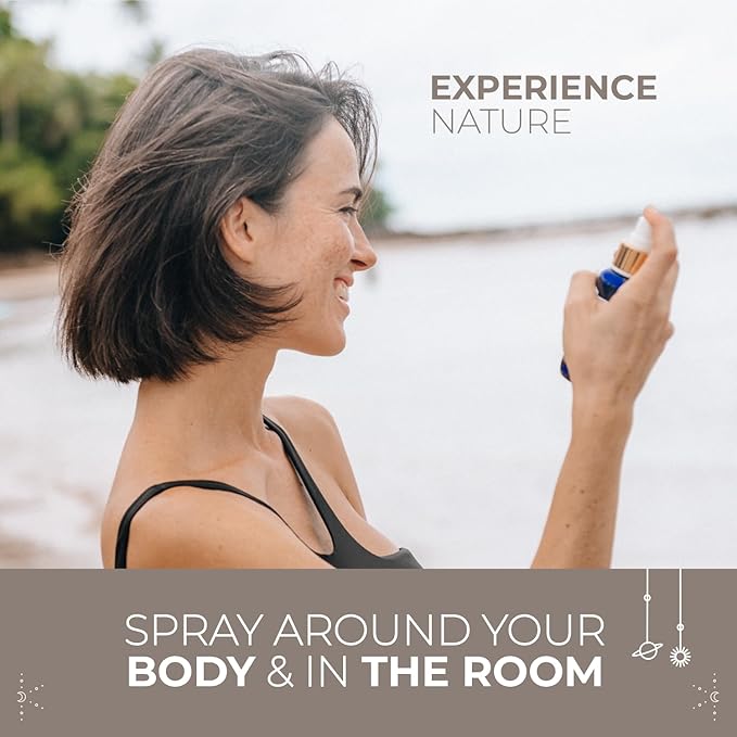 BALIPURA - 4 pc Variety Aura Cleansing Sprays Gift Set with Linen Bag - Infused with Crystal - Organic Essential Oils - 100ml Each