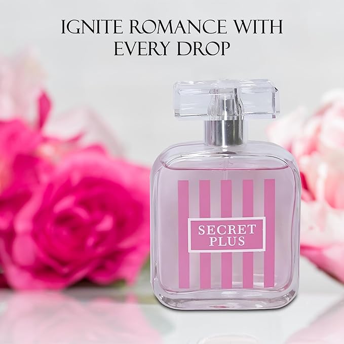 Women's Perfume Set - 2 Pack Eau de Parfum Spray 3.4 Oz Each | Floral Jasmine & Sweet Vanilla with Bergamot & Woody Notes | Long Lasting Original Scent Gift Set for Women (MilaWR&Scret Plus)