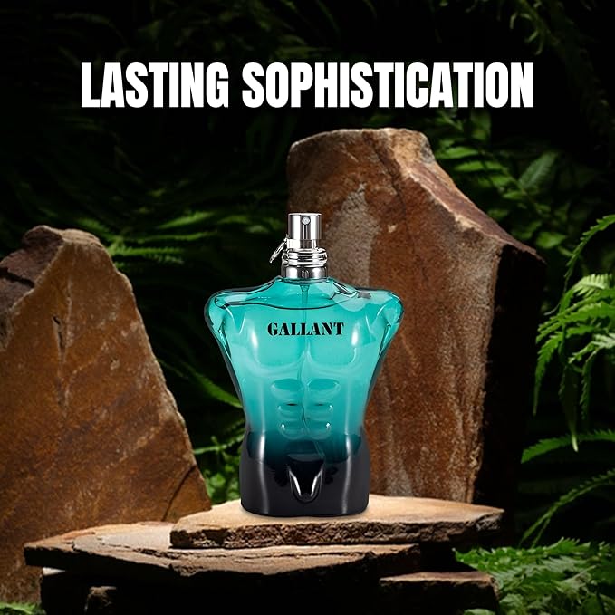 3Pack Men Colognes Choco Musk&Gallant&Bross Classic Eau De Parfume Spray with Woody Floral & Fruity Scent Perfume Gift Set Day to Night Luxury Fragrances