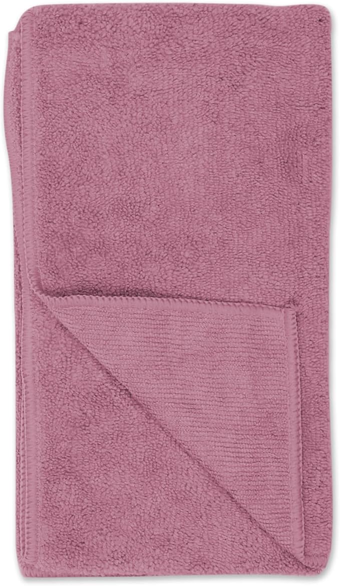 Bone Dry Pet Grooming Towel Collection Absorbent Microfiber Drying Set, 15x30", Embroidered Rose, 3 Count