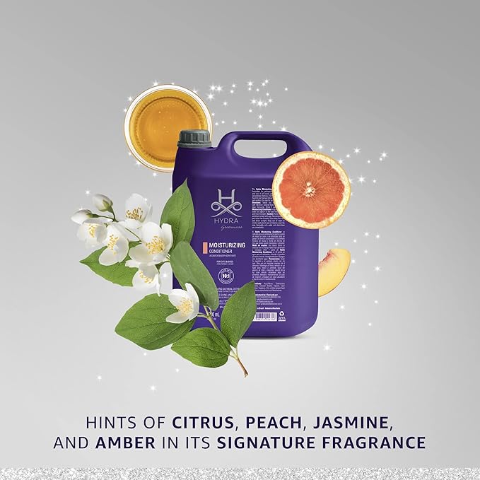 Hydra Professional Moisturizing Dog Conditioner, Oatmeal Hair Conditioner for Dogs and Cats, Suitable for All Breeds and Coat Types, Promotes Shine, 169 fl.oz