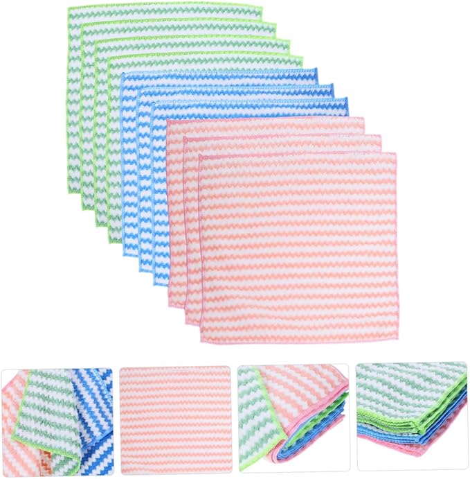 Kisangel 10pcs Washable Guinea Pig Blankets Small Pet Cage Liners Soft Supple Bedding Mats for Hamsters Rabbits Chinchillas Comfortable Skin-Friendly Pet Sleeping Pads