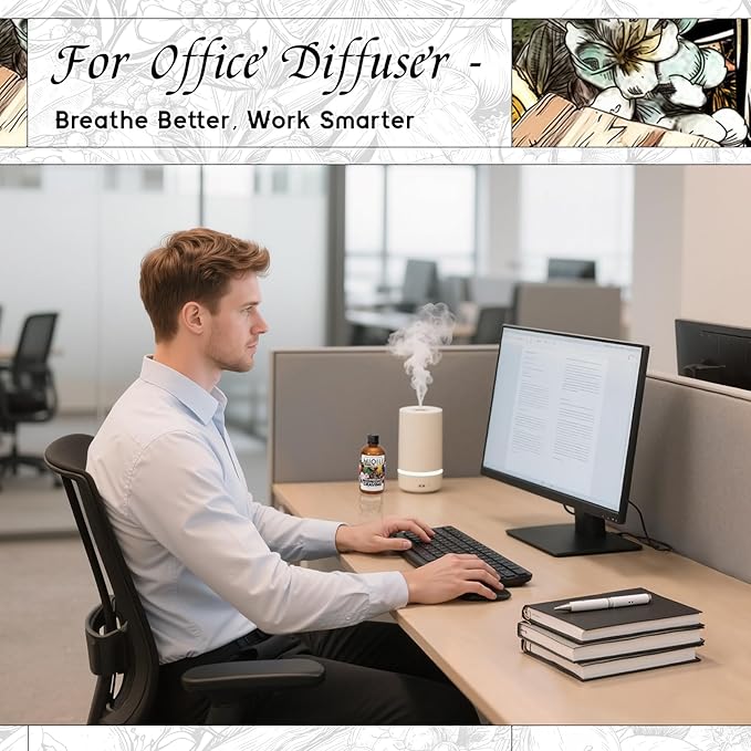 HIQILI Diffuser Oil for Humidifier & Reed Diffusers, Suitable for Home and Other Scenarios, Long Lasting Scent - Midnight Craving, 3.38 Fl Oz