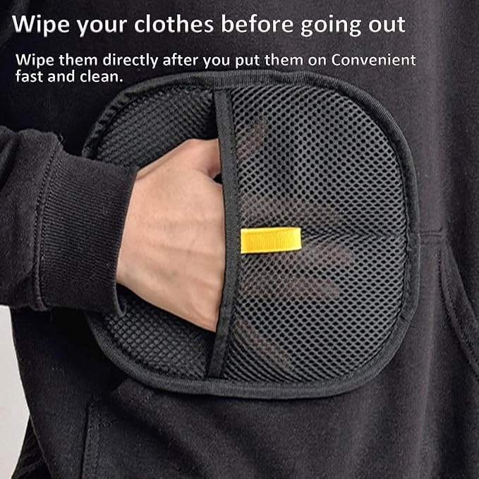 2 Pcs Reusable Pet Hair Remover Gloves, 2025 Cat Dog Grooming Gloves Pet Remover Electrostatic, Hands on for Dogs Cats & Horses with Long and Short