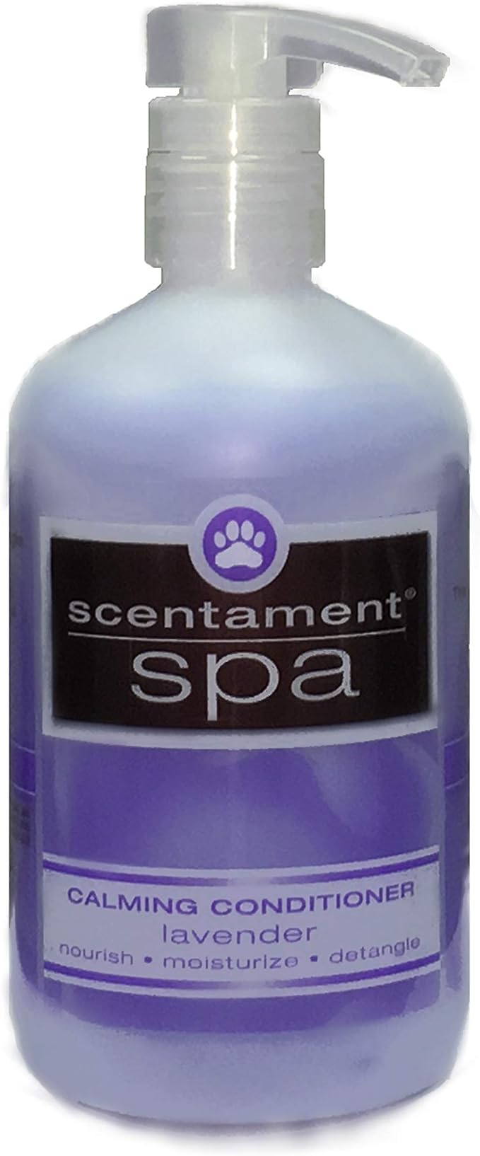 Best Shot Scentament Spa Calming Conditioner, Skin Care Product for a Dog and Cat, Hypoallergenic Puppy Supplies, Lavender Aloe, 16 Ounces