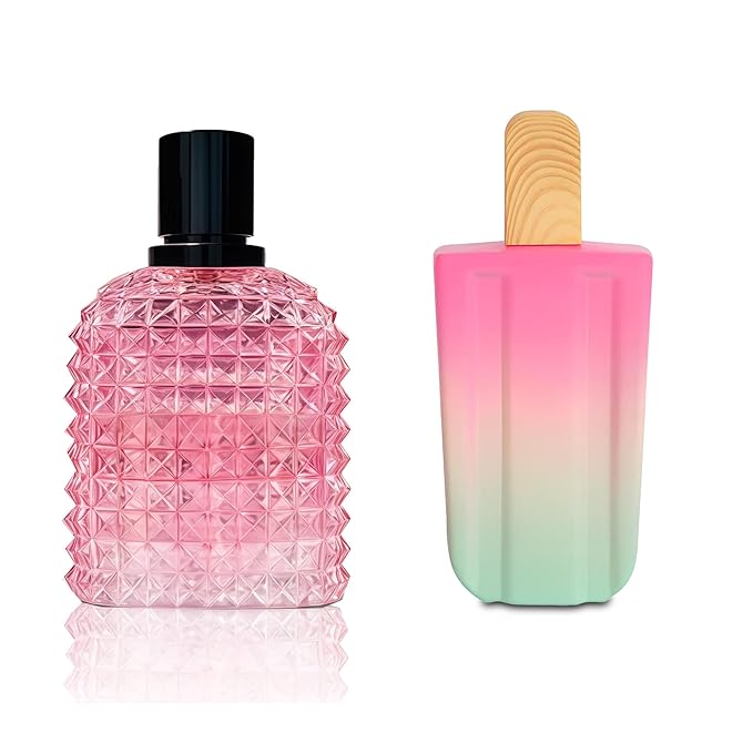 Women's Perfume Set - 2 Pack Eau de Parfum Spray 3.4 Oz Each|Floral Jasmine & Sweet Vanilla with Bergamot & Woody Notes|Long Lasting Original Scent Gift Set for Women (MilaWR&RIO Sweet Crush)