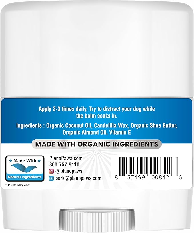 Lick Safe Dog Paw Pad Balm 1 Oz - Dog Nose Balm for Dry Nose - Safe Effective Paw Balm for Dogs to Fix Dry Cracked Paws - Dog Paw Protector from Heat, Sand, Snow - Easy to Use Paw Soother for Dogs