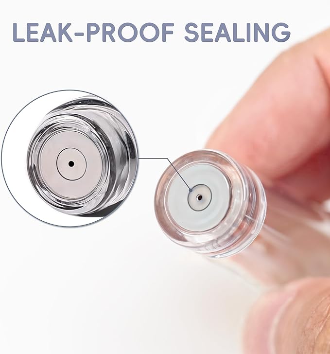 5ml Perfume Spray Bottle, AG00OR Leather Refillable Dispenser Bottom Fill Fragrance Scent Container, Portable and Leak-proof Suitable for Traveling & Outgoing (Orange)