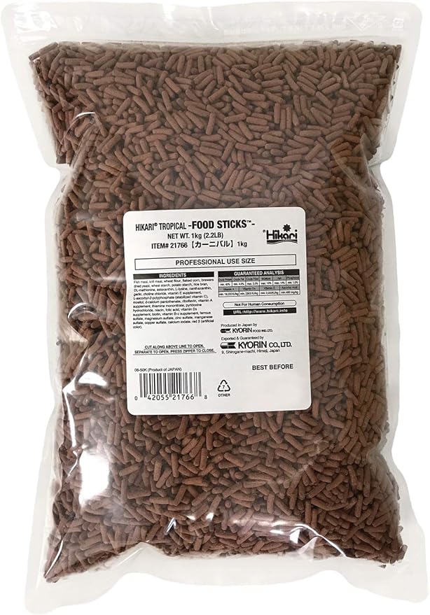 Hikari Floating Food Sticks for Pets, 2.2-Pound