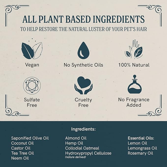 JR Liggett’s Liquid Botanical Horse Shampoo for Sensitive Skin - 100% Detergent-Free, Non-GMO Formula - Gently Deep Cleans and Nourishes Healthy Skin, Mane & Tail - 16.9 fl oz