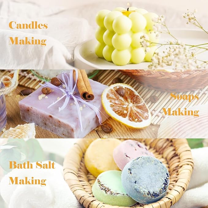 AmaKane Summer Essential Oils, Fragrance Oil for Soap Making, Candle Making Scents, Passionfruit Pineapple, Coastal Breeze and More, Diffuser Oils Scents for Home, Aromatherapy Oils 6x10 ml