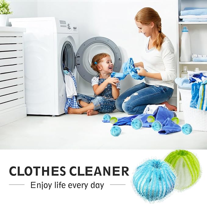 12Pcs Pet Hair Remover for Laundry,Reusable Laundry Lint Remover,Washing Machine Hair Catcher, Pet Dog Cat Hair Catcher Lint Remover