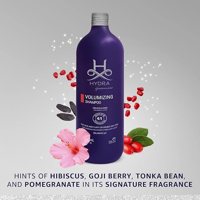 Hydra Volumizing Shampoo, Styling Pet Shampoo for Dogs and Cats, 33.8 Oz