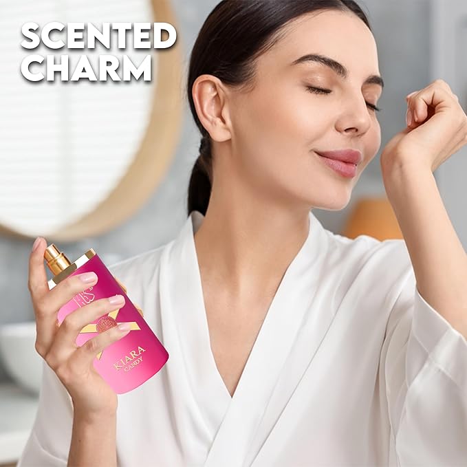 4PCS Perfume Set for Women - Floral Fragrance Gift Set with Vanilla,Sweet Fruity Eau De Parfume 3.4 Fl Oz Each(La Vida Bella,La Vida Bella Crystal,La Vida Bella Ext,Ka Candy)